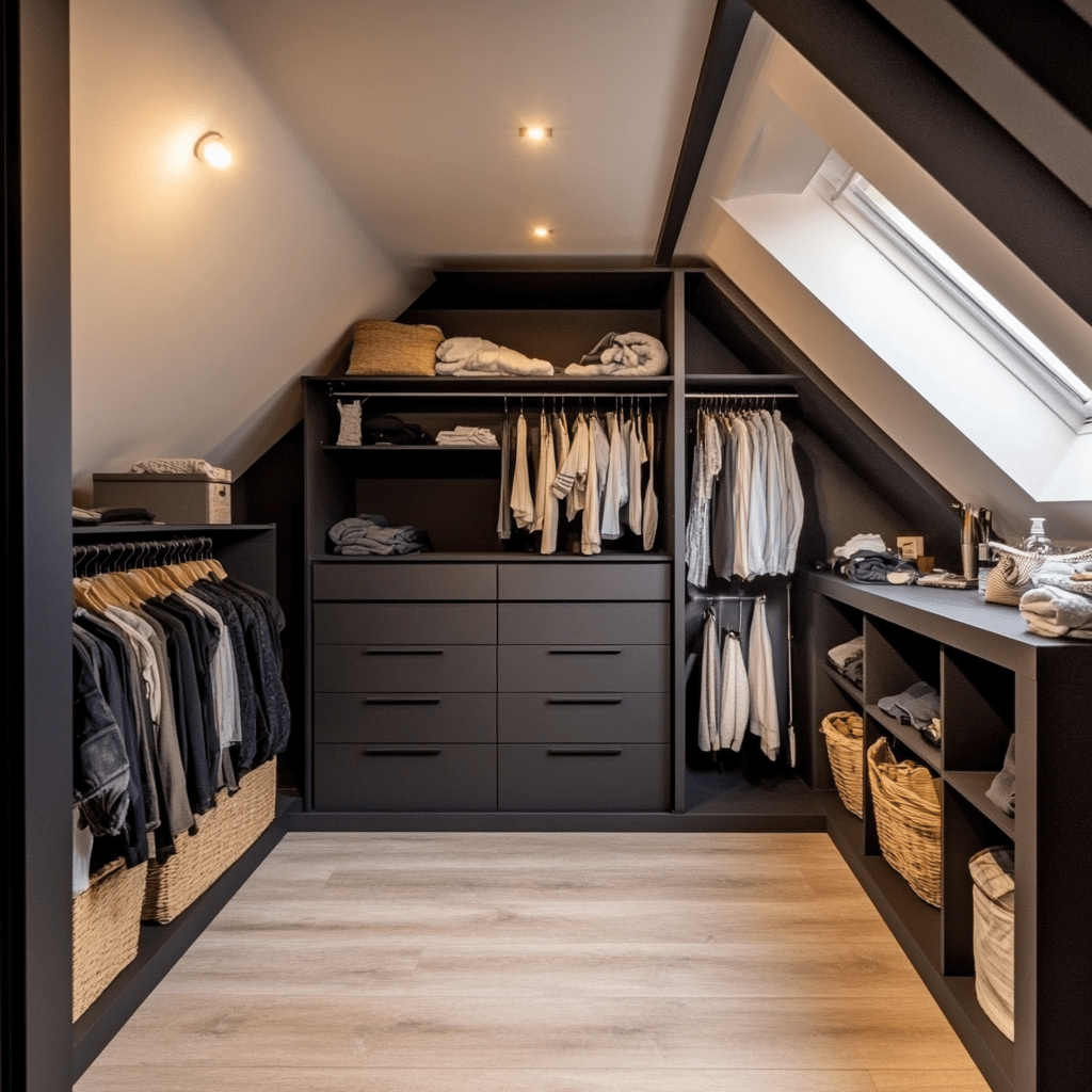 Designing a Sloped-Ceiling Closet: How to Succeed?