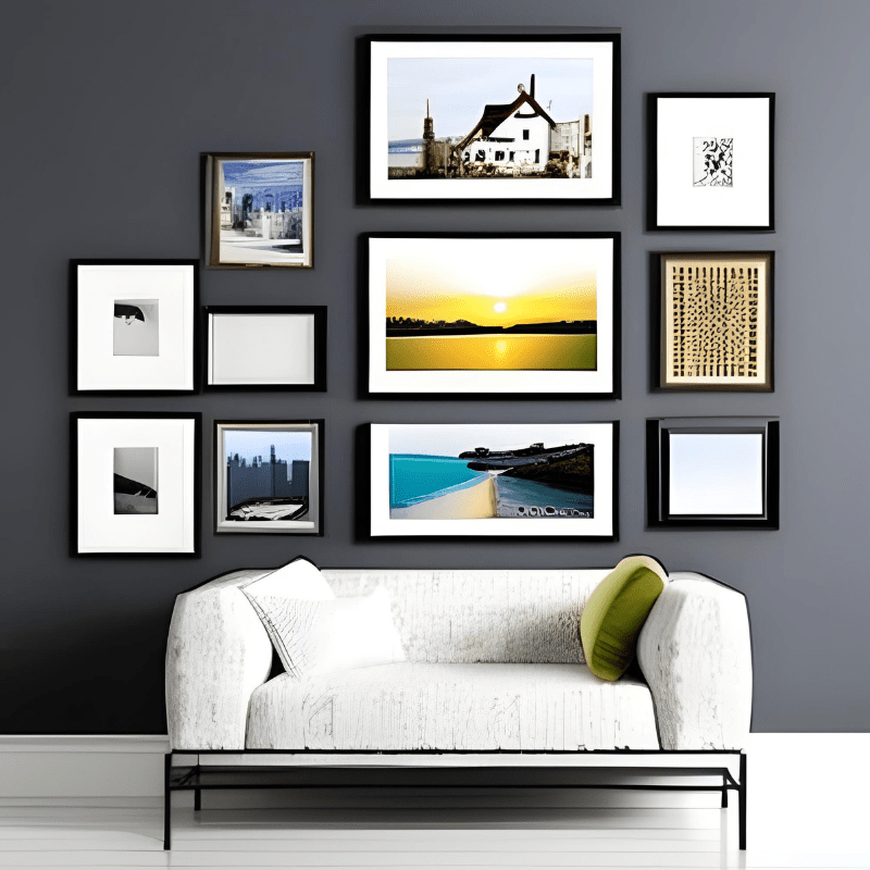 How to create a gallery wall with frames and photos: A personal touch to your interior decor!
