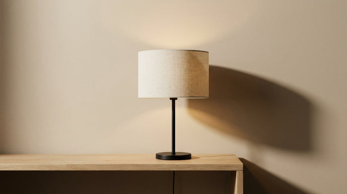 Lampshade to paint: method and paint according to the material