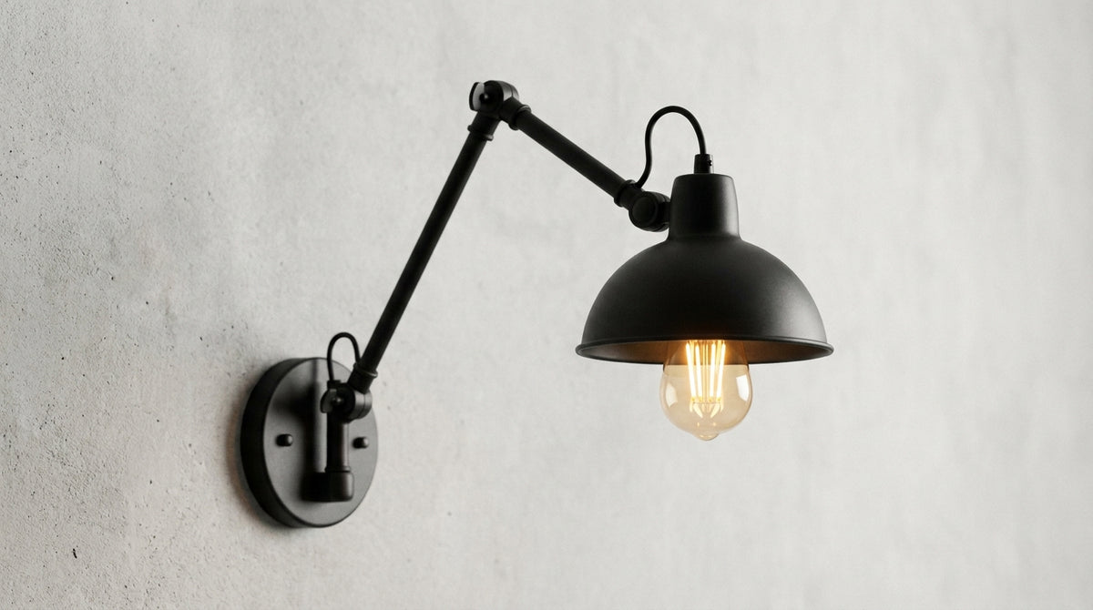 Industrial wall lamp: how to choose the right one for each room