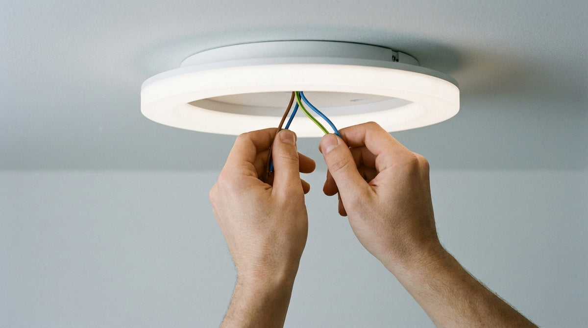 Installing a ceiling light: a safe, step-by-step guide
