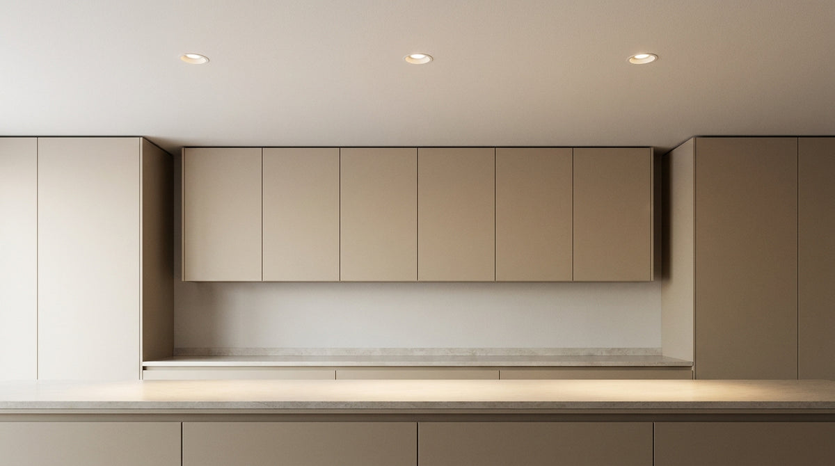how many spotlights per m2 in a kitchen