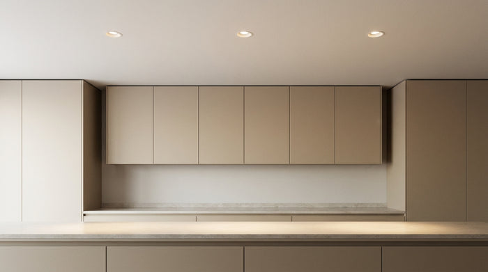 how many spotlights per m2 in a kitchen