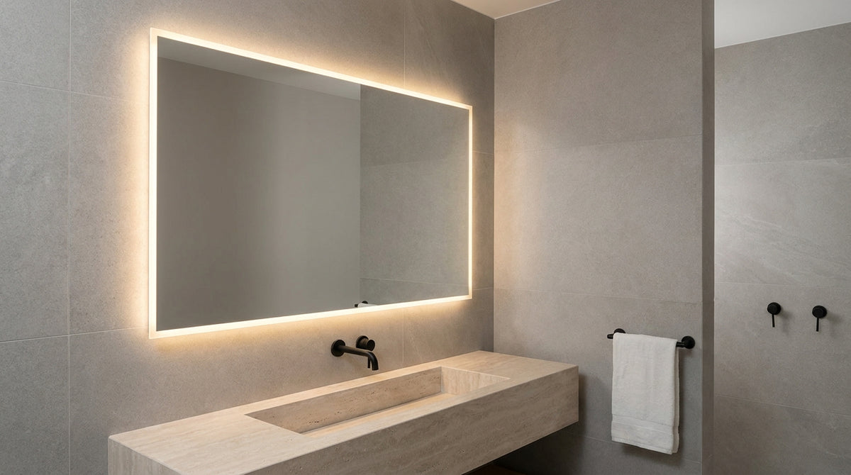 How to change the LED in a bathroom mirror