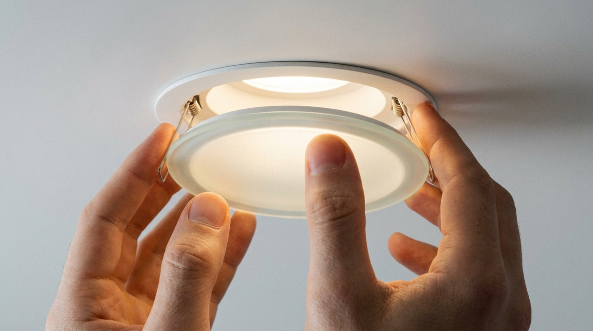 how to unclip a ceiling light