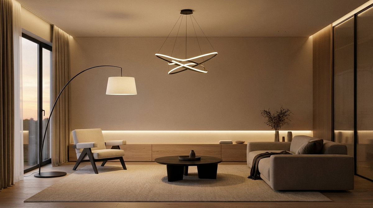 Lighting your living room: the 3-layer method