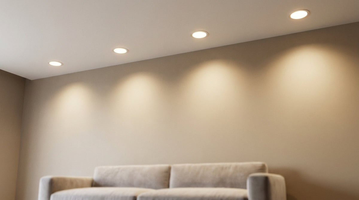 how to install spotlights in the ceiling