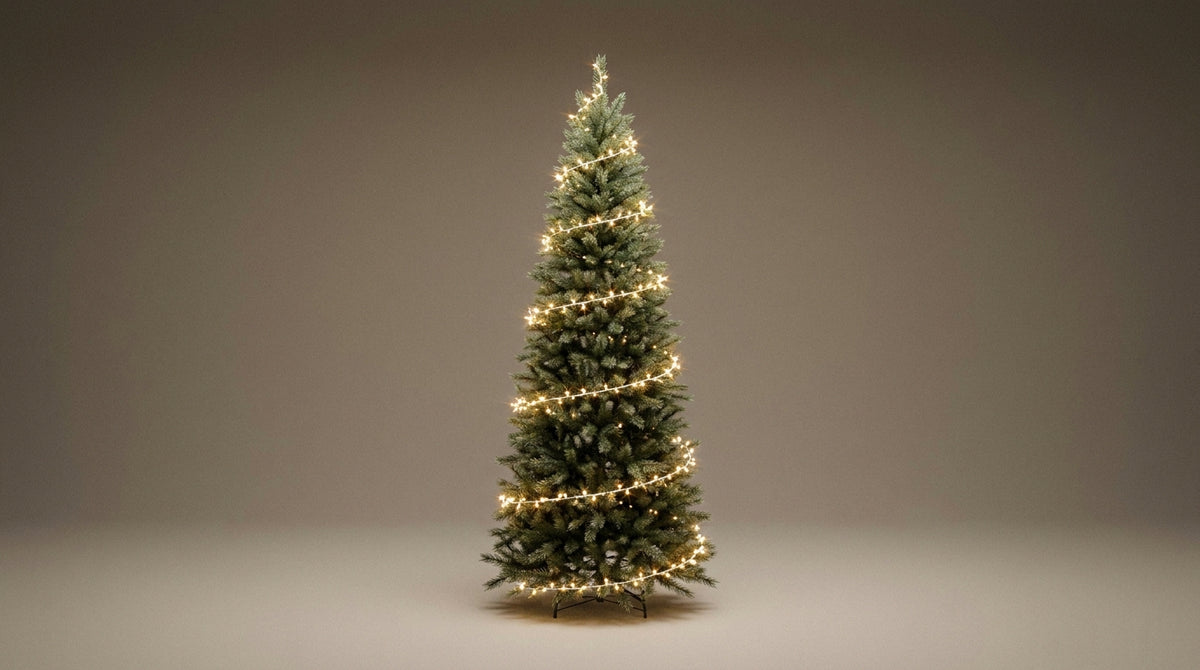 how to put fairy lights on a Christmas tree