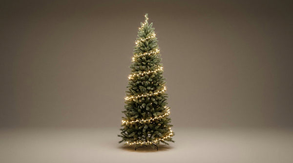 how to put fairy lights on a Christmas tree
