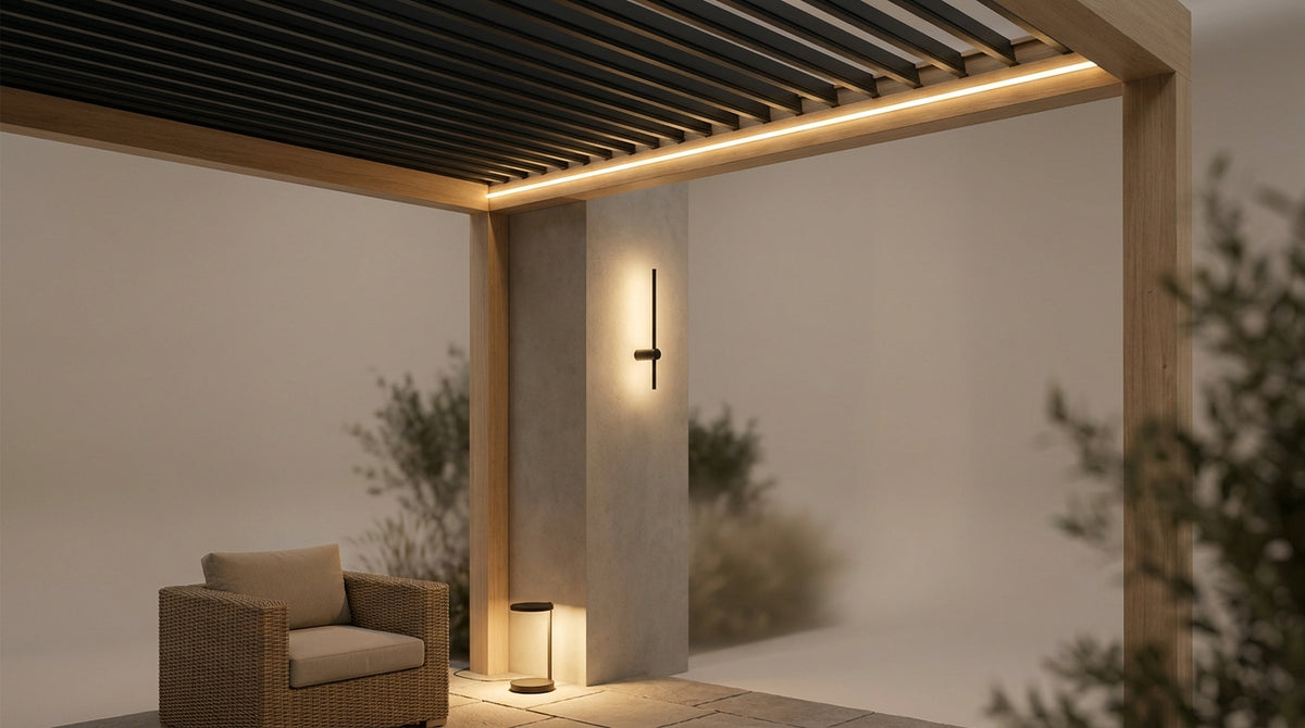 pergola lighting ideas