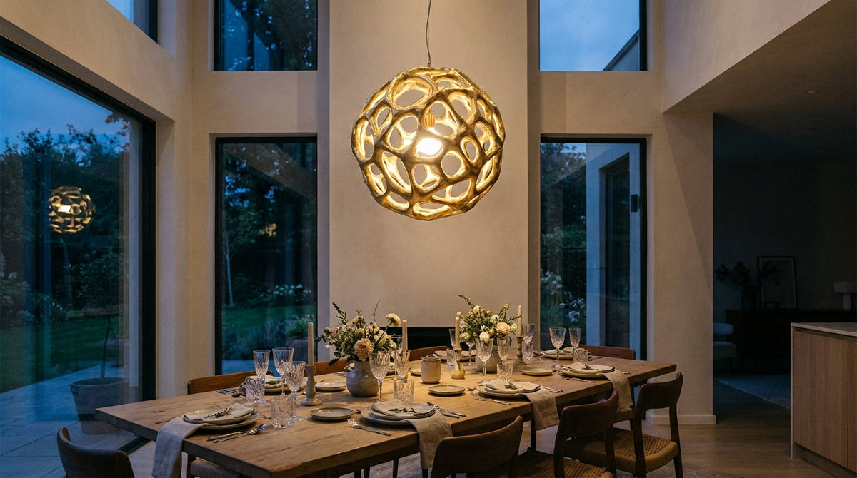 Dining room lighting: 2026 trends to follow