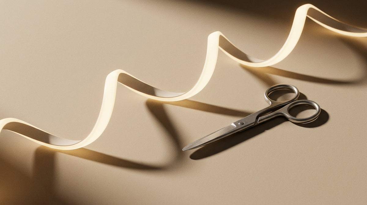 can you cut an LED strip that is too long