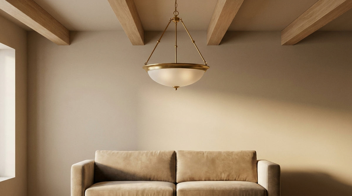 what ceiling light for beams
