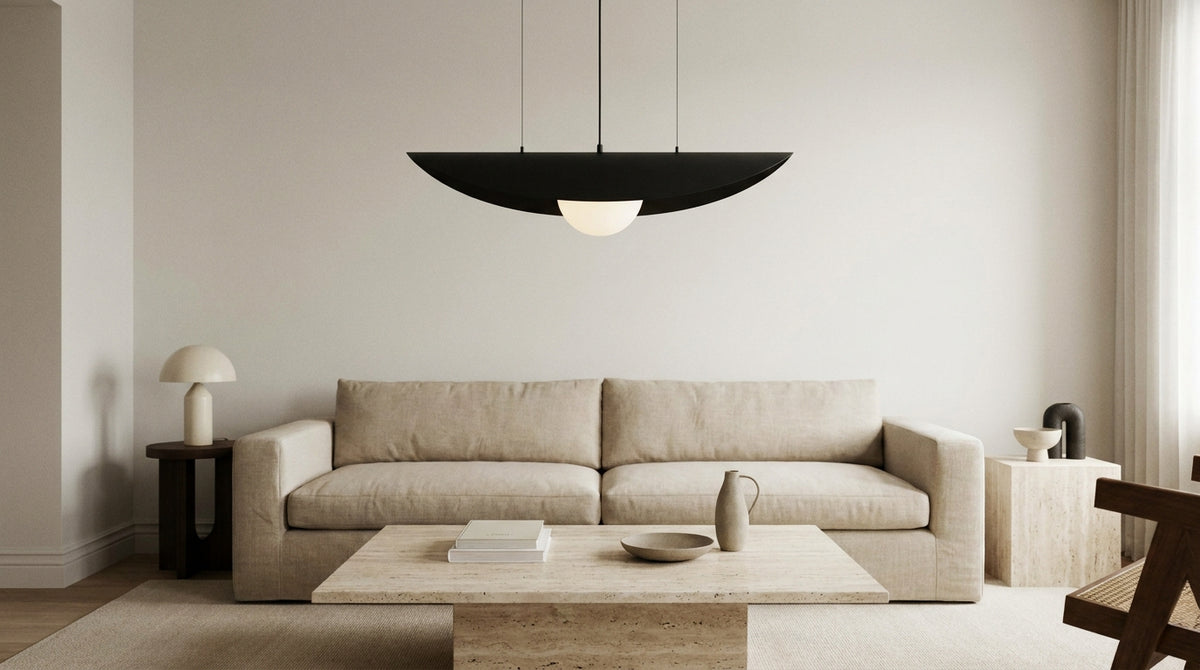 Living room pendant lighting design: choosing the right fixture