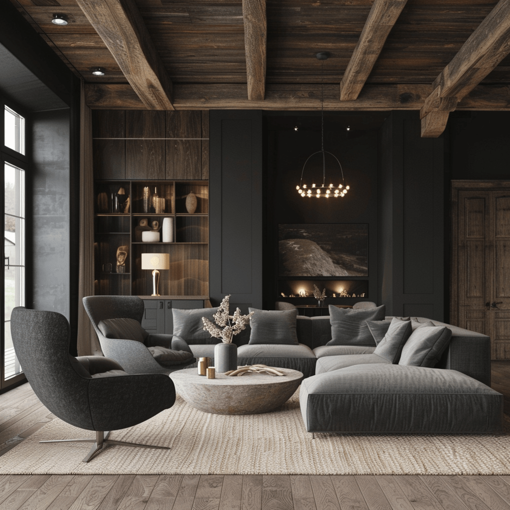 What Color Goes Well with Dark Wood?