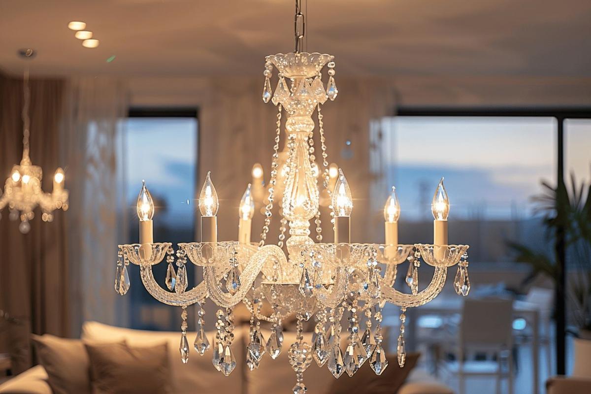 You won't believe it: this trick cleans your crystal chandeliers like magic!