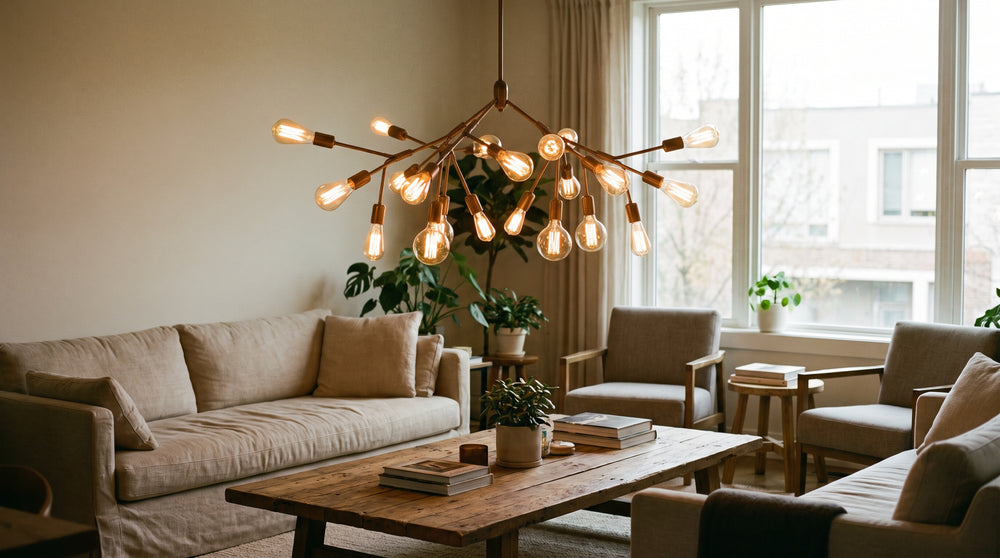 Yellow filament bulbs