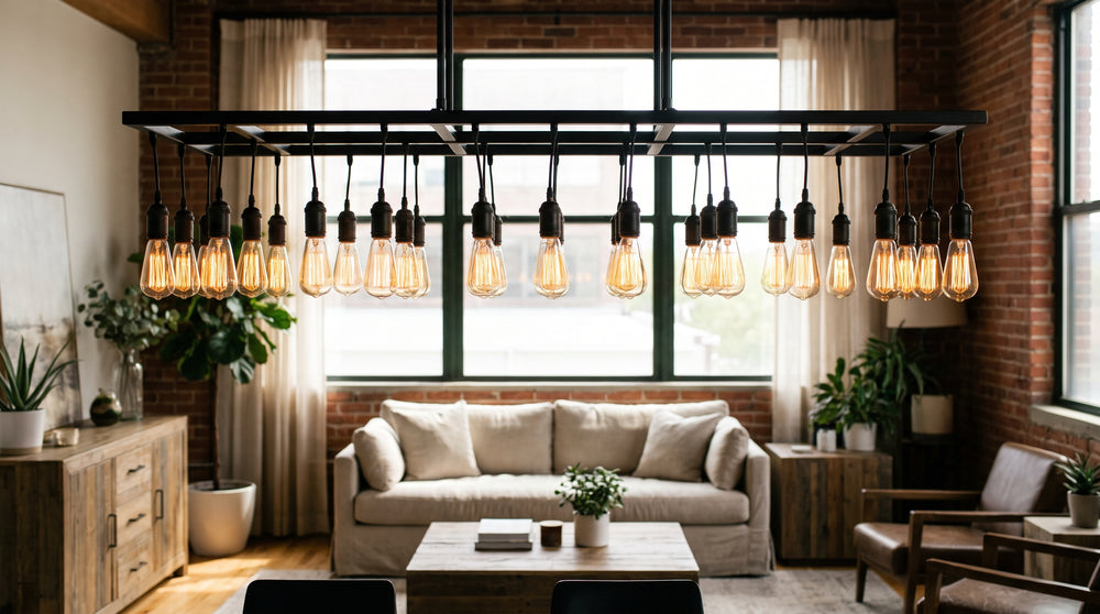 Industrial style light bulbs