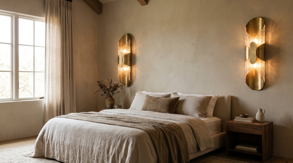 Designer bedroom wall light