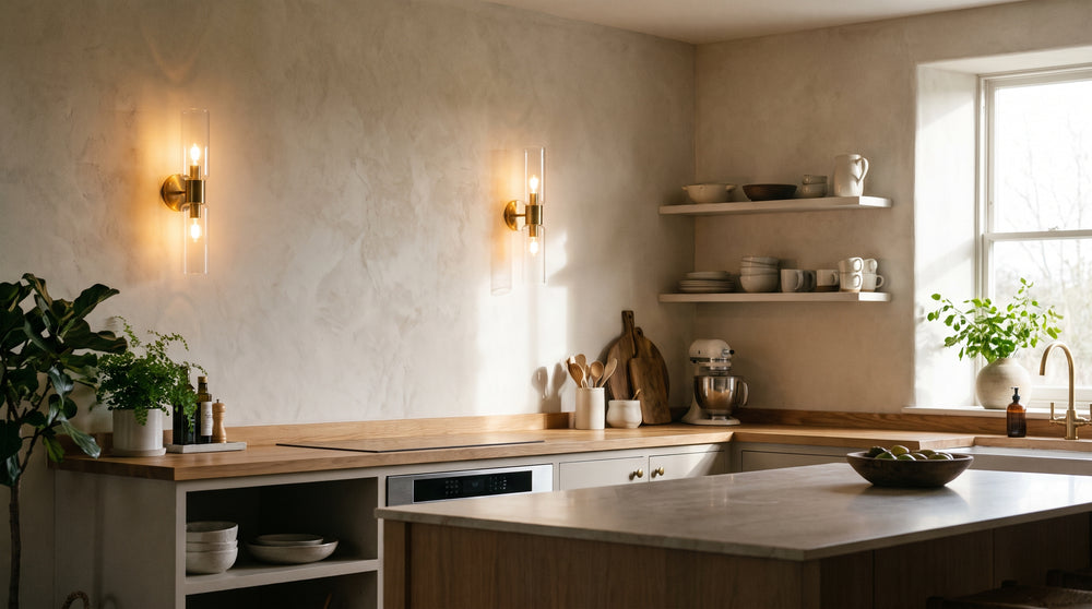 Modern kitchen wall light