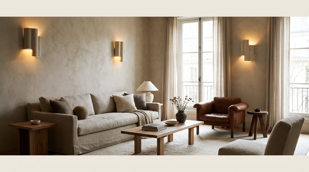 Yellow wall lamp