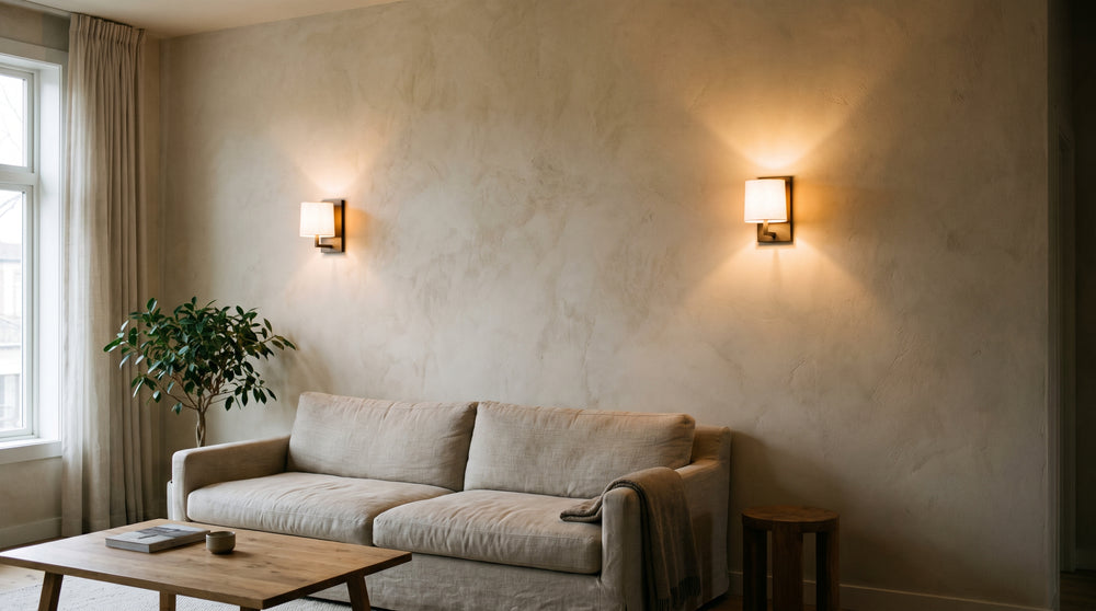 Brown wall light