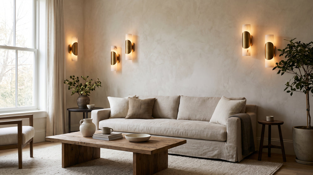 Red wall lamp