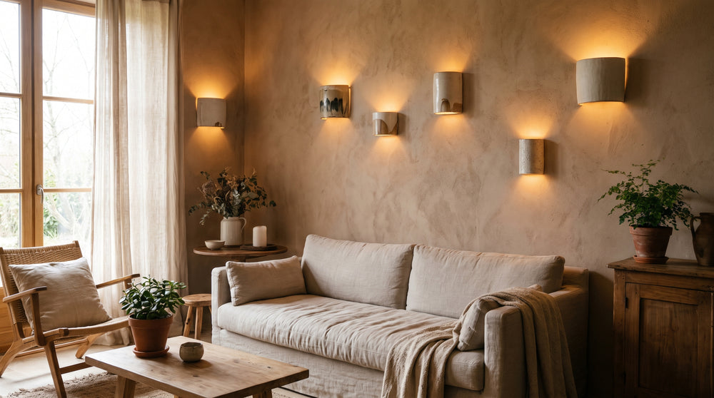 Ceramic wall lamps