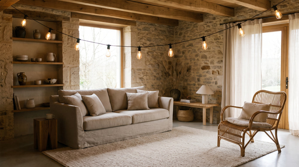 Battery-operated string lights