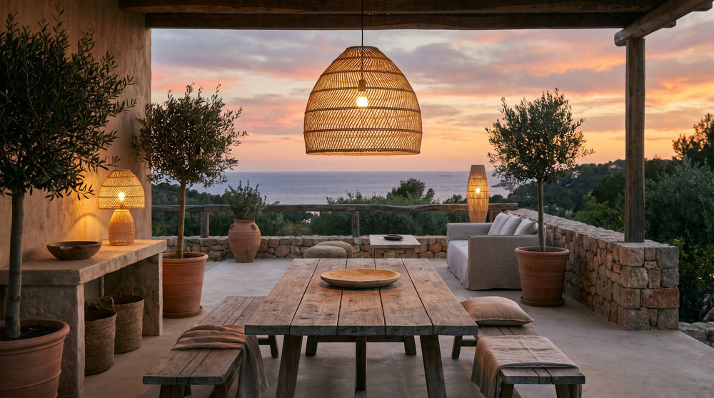 Outdoor lighting kits