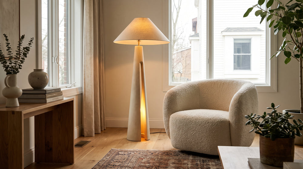 Incandescent floor lamp