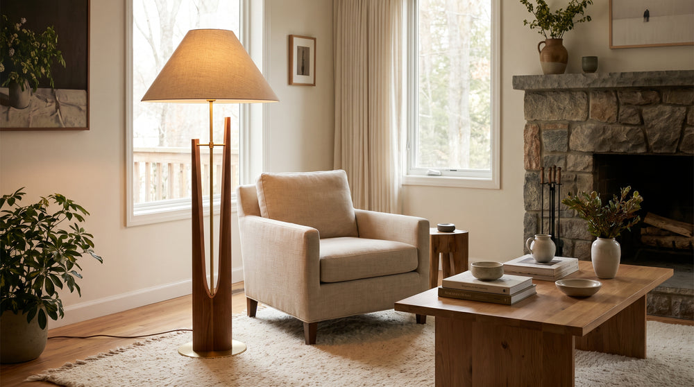 Snake floor lamp