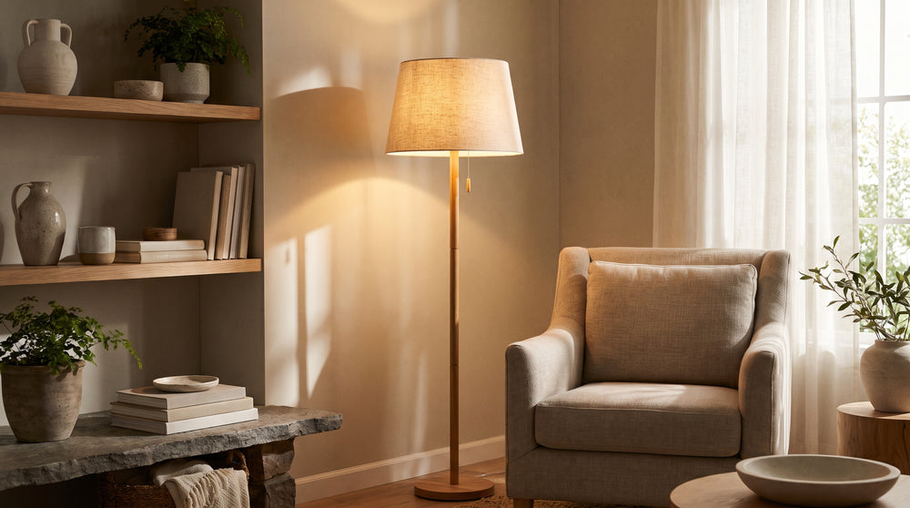 Wave floor lamp