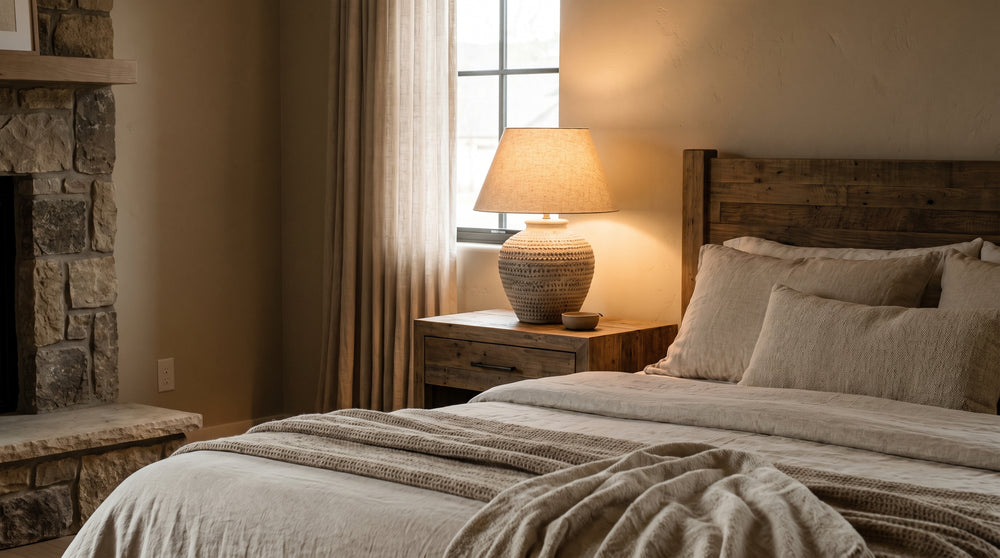 Bedside lamp for boy
