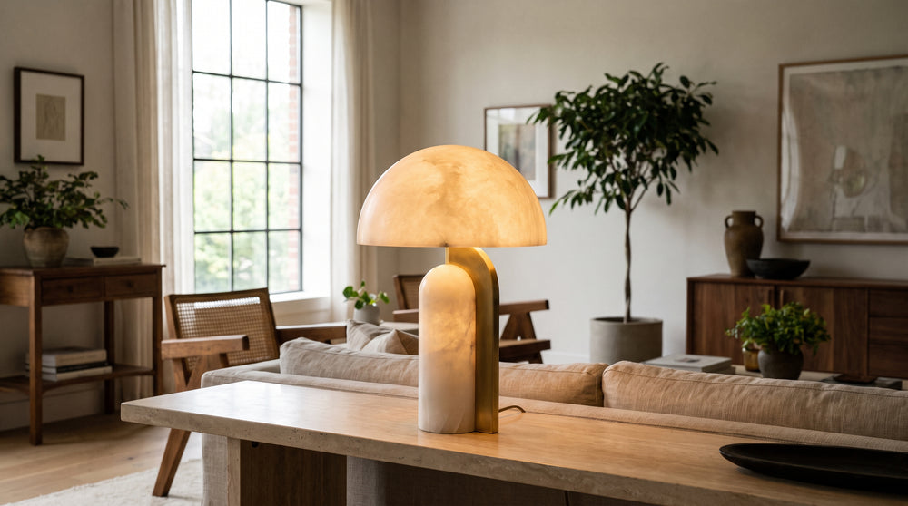 Designer yellow table lamps