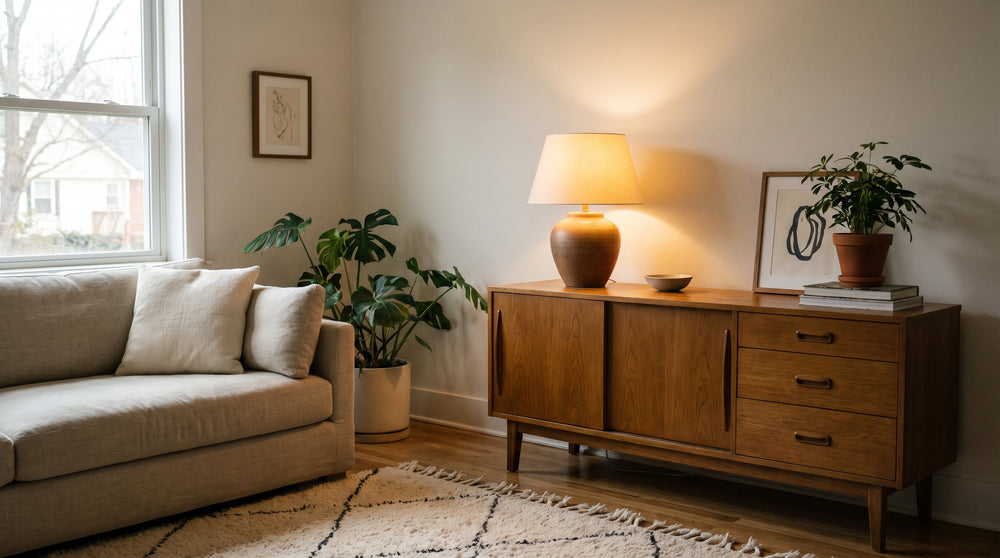 Aluminum table lamps