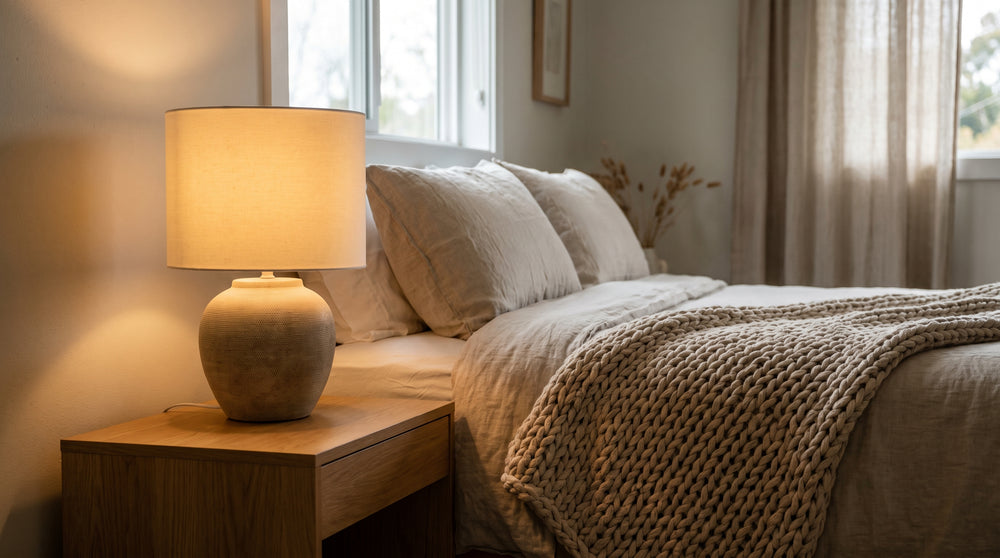 Bronze bedside table lamps