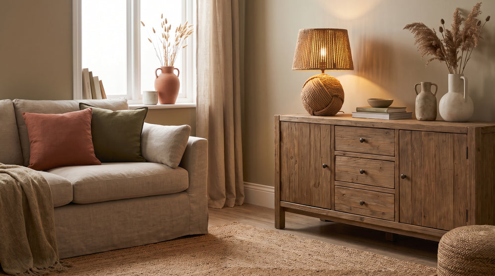 Rope table lamps