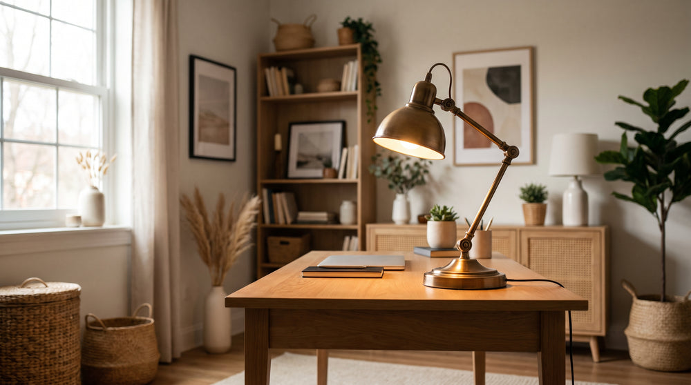 Metal desk lamps