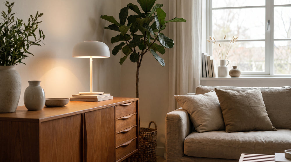 White LED table lamps