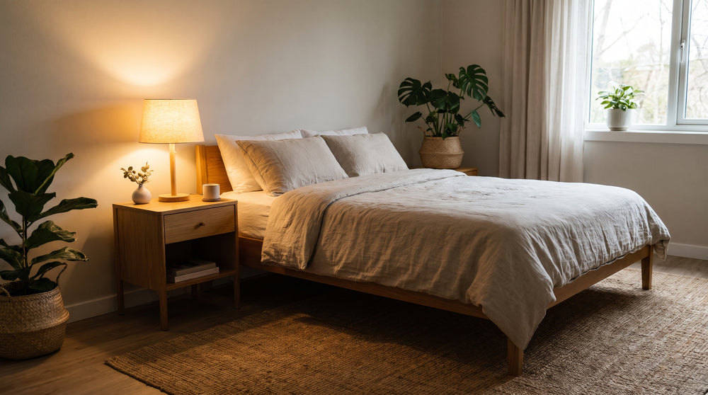 Wireless rechargeable bedside table lamps