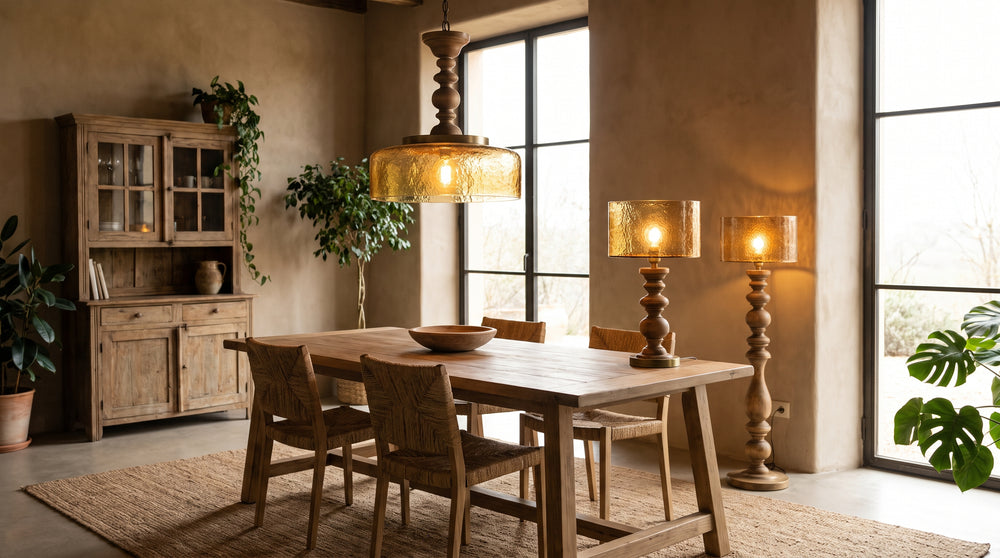 Yellow light fixtures