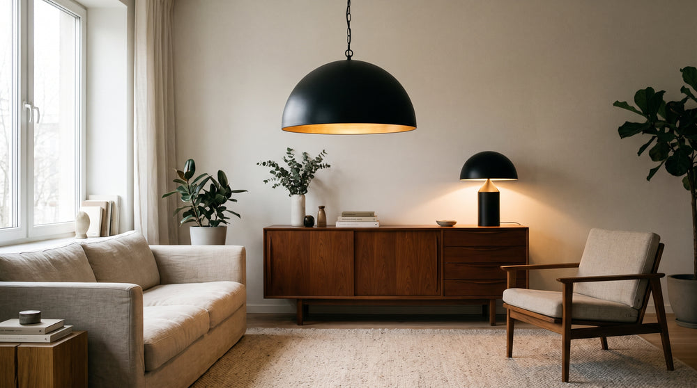 Black light fixtures for living room