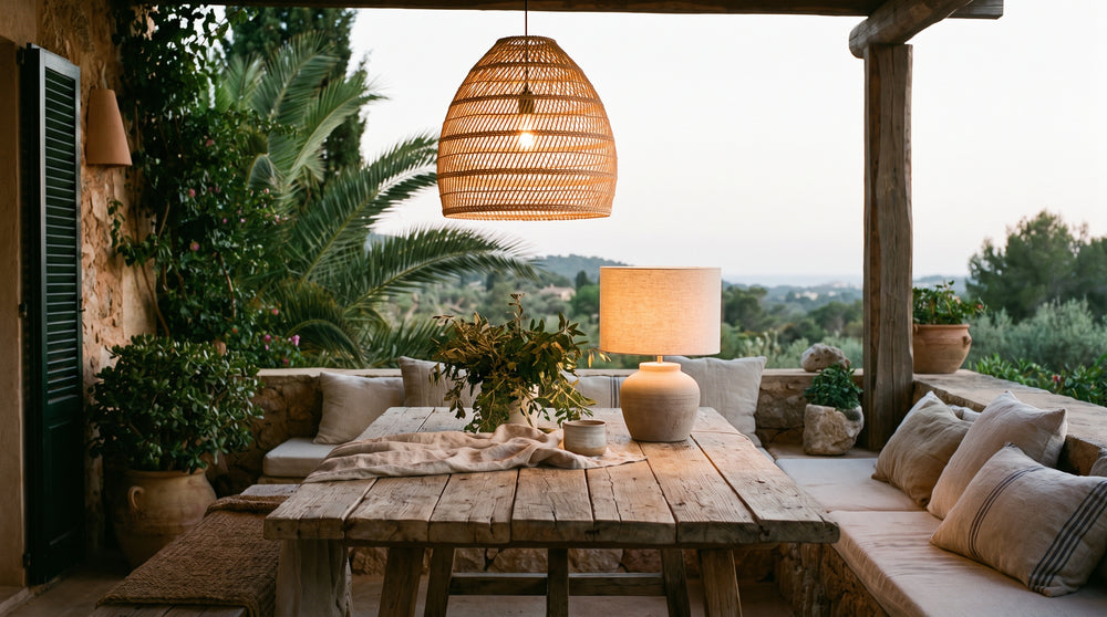 Outdoor lighting for patio