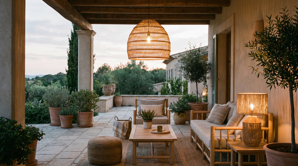 Hanging outdoor lights