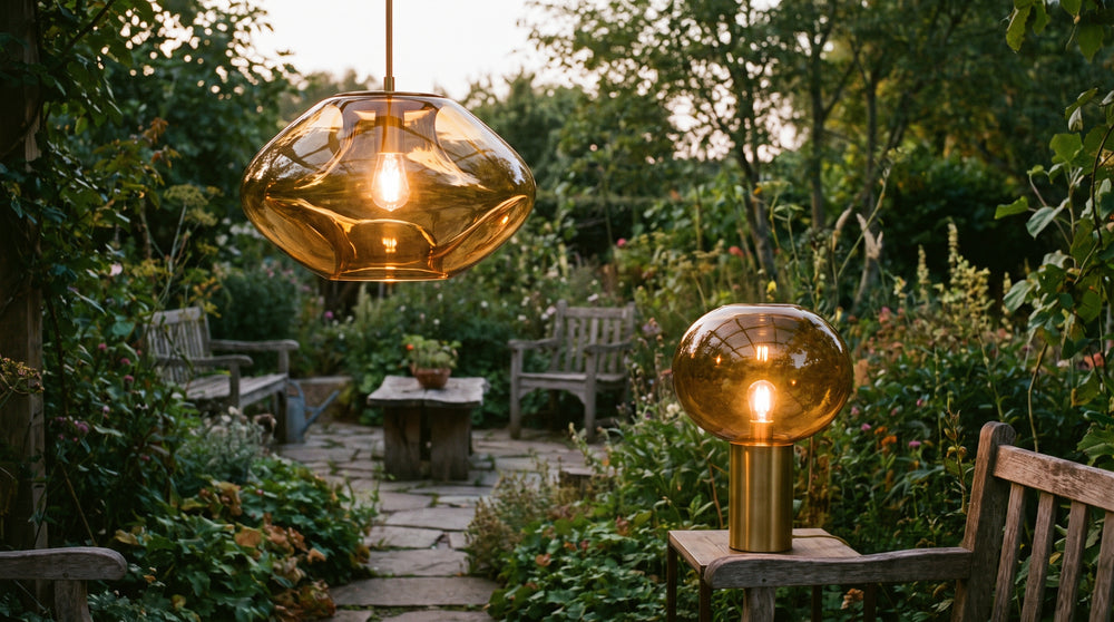 Designer garden lighting