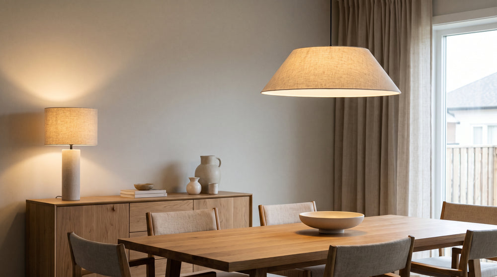 Modern dining room lighting