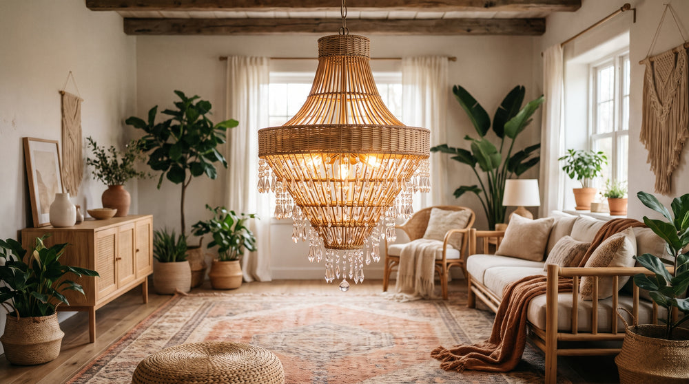 Bohemian crystal chandeliers
