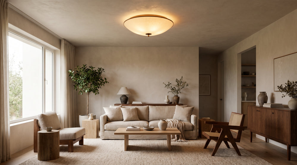 Indirect light ceiling lamp