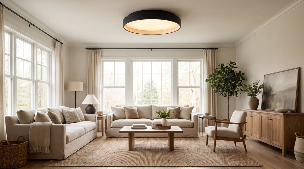 Black LED ceiling lights
